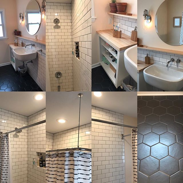 Thanks to Kristie Koning for a great bathroom design!
Beautiful tile work by Almin Fazlic#bathroomdesign#bathroom#bathroomremodel.com